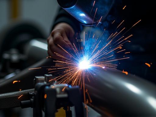 Soudure de précision sur un châssis vintage